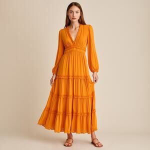 Free People x BTFL-LIFE Ruffle Maxi Dress
